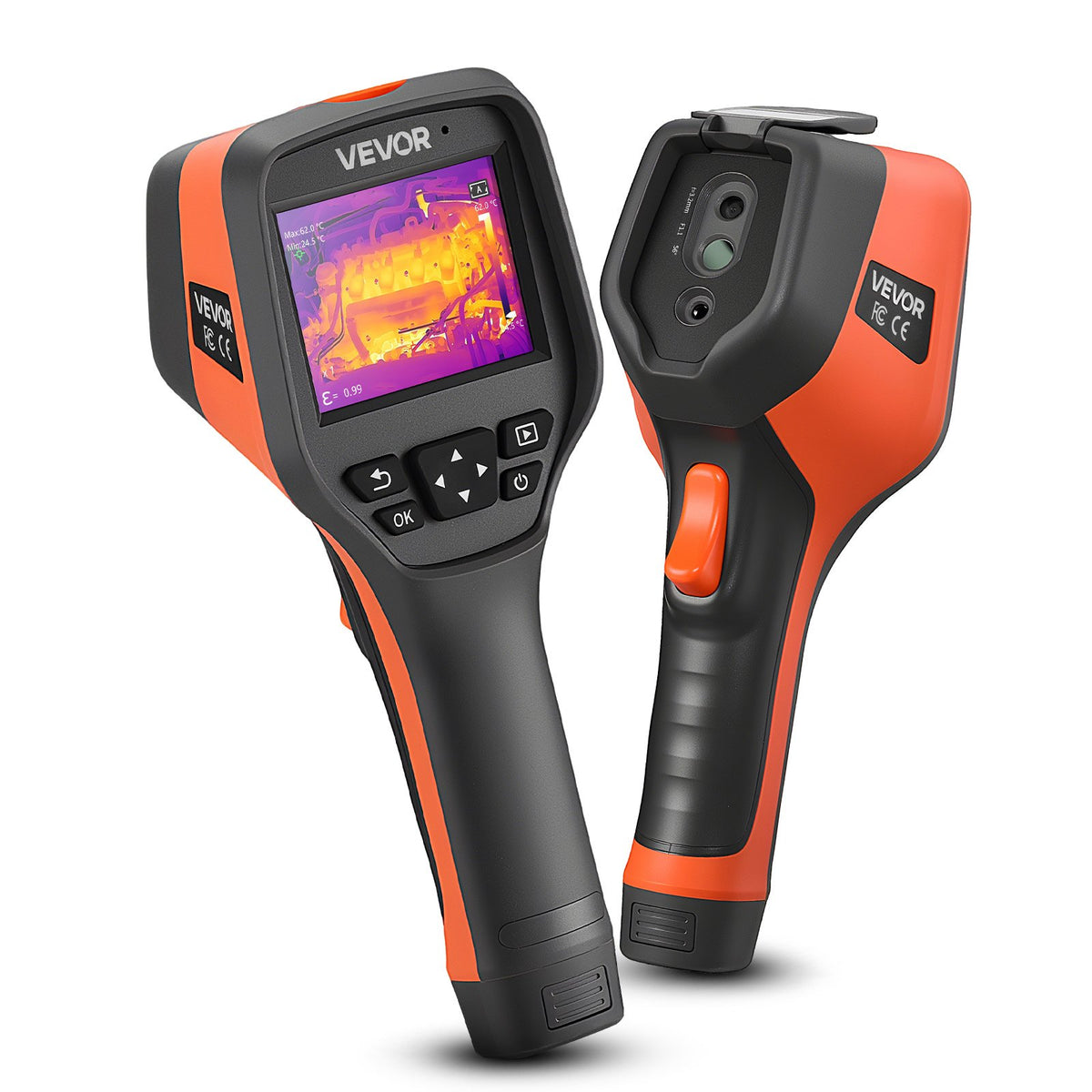 VEVOR Pro Handheld Thermal Imaging Camera, 512×384 TISR, 3.45-inch Display