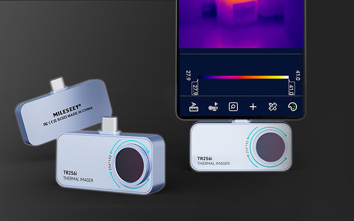 MILESEEY TR256i Thermal Camera for iPhone and iPad, 256×192, IP54