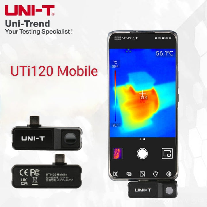 UNI-T UTi120 Mobile Thermal Camera for Android, 120×90, USB-C